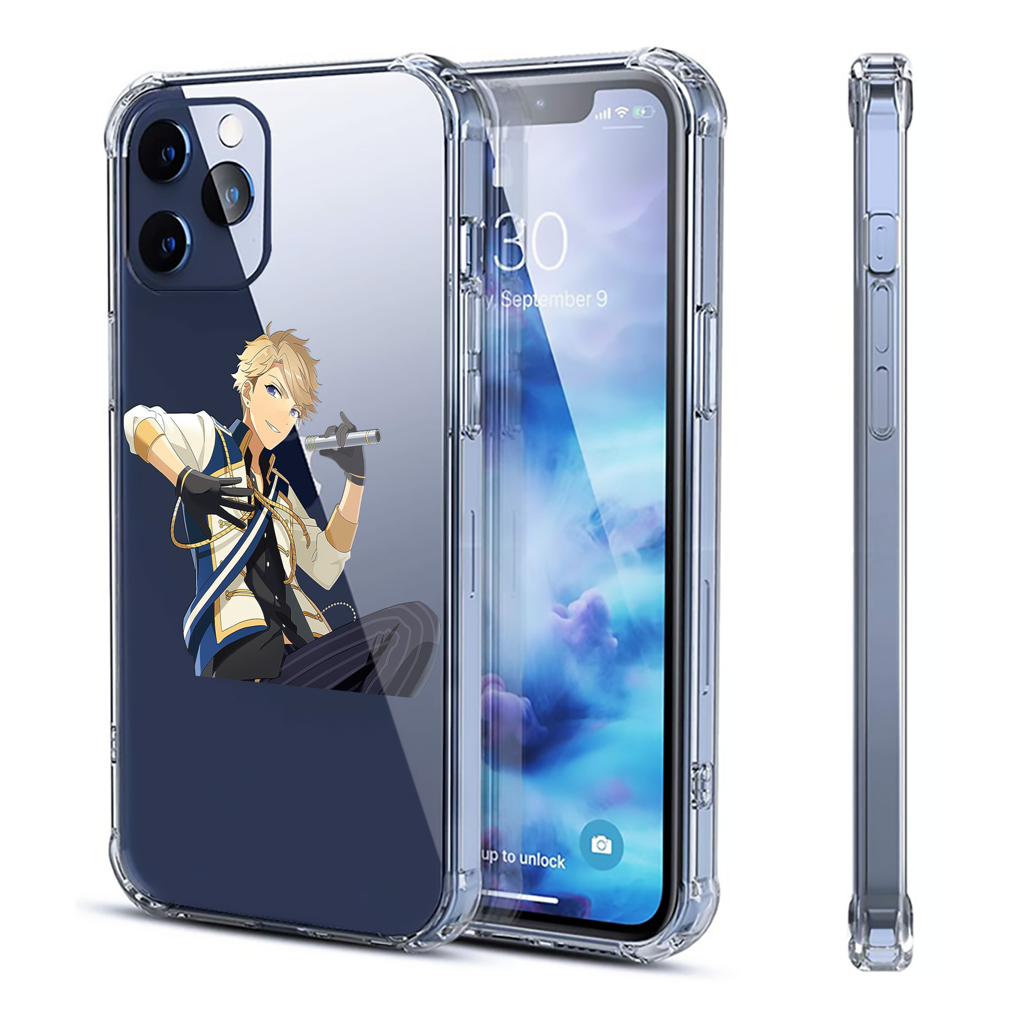 （画像用） あんさんぶるスターズ! Ensemble Stars 【iPhone 12シリーズ対応】透明スマホケース（クリアソフトケース）